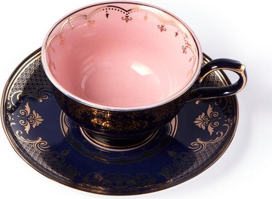 Grandpa Tea Cups with Saucers 220 ml, 4 pcs.