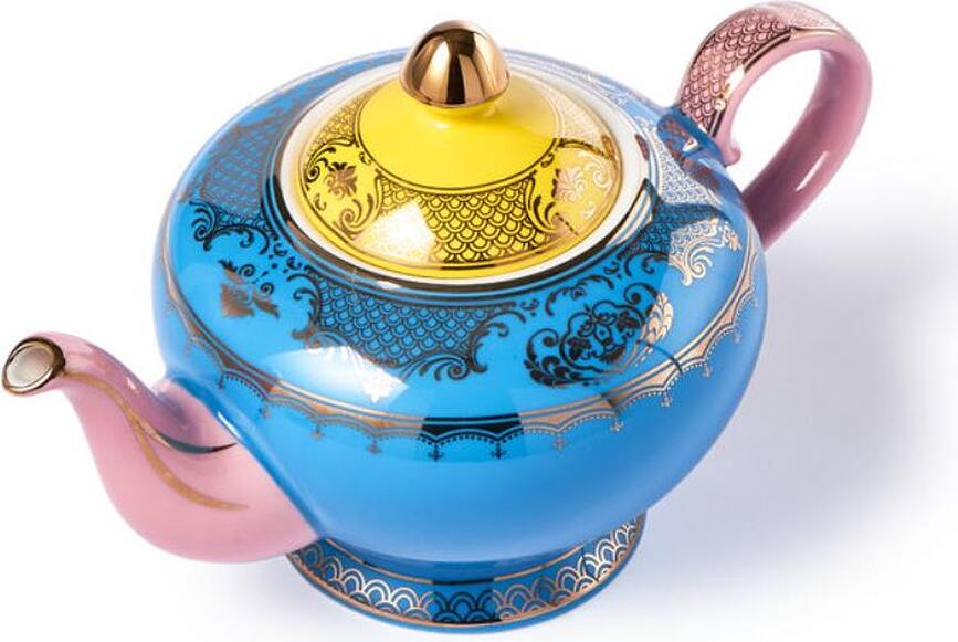Grandpa Teekanne 700 ml, blau