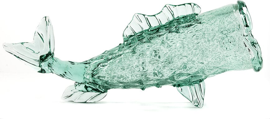 Γυάλινη διακόσμηση Jar fish 20 cm