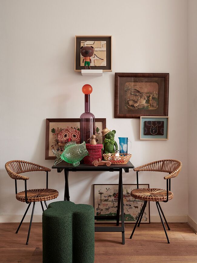 Hocker Clover, ecru