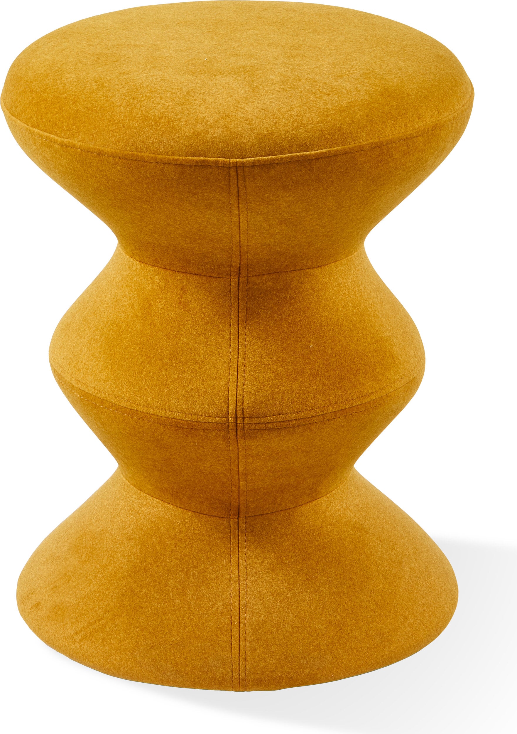 Hocker Zig Zag Soft gelb