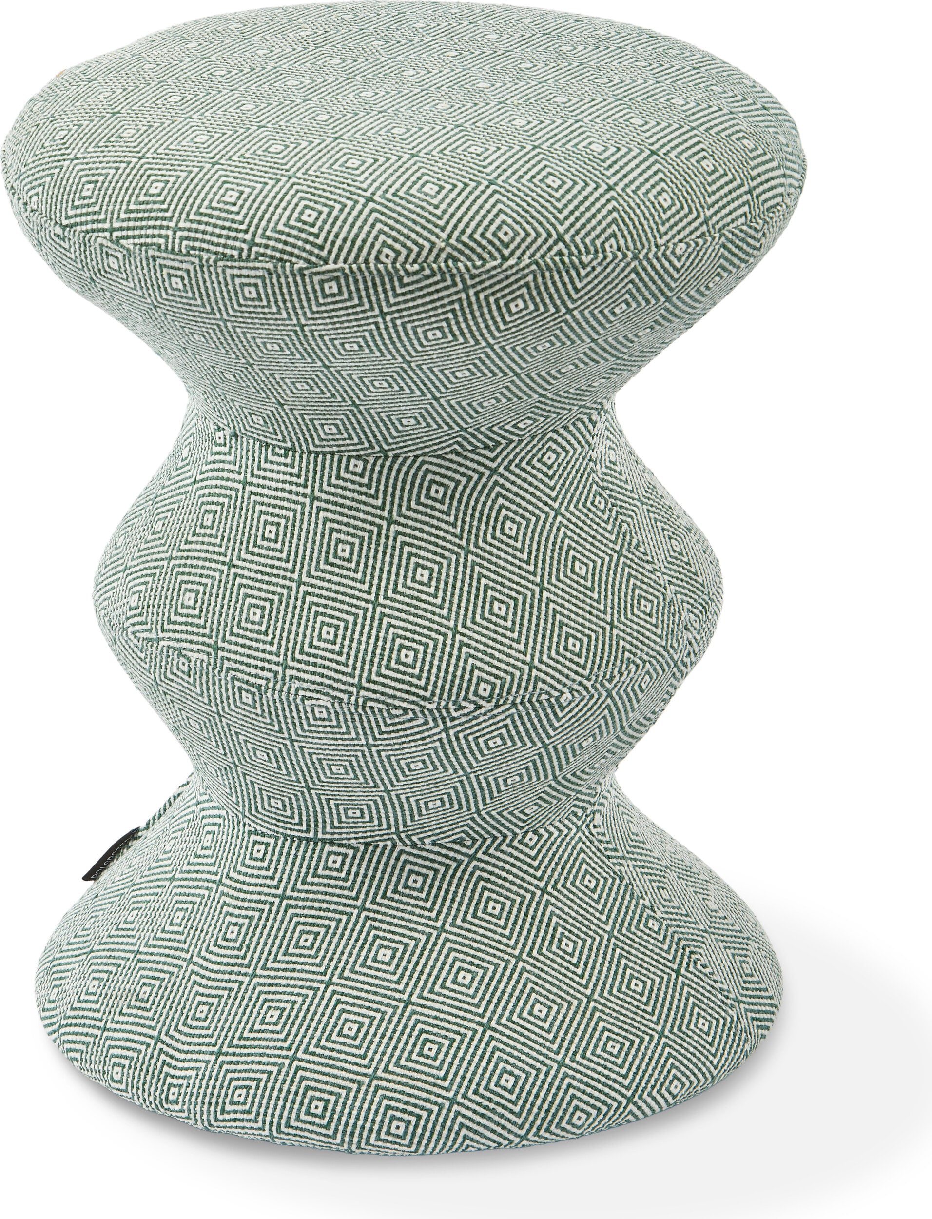 Hocker Zig Zag Soft hellgrau