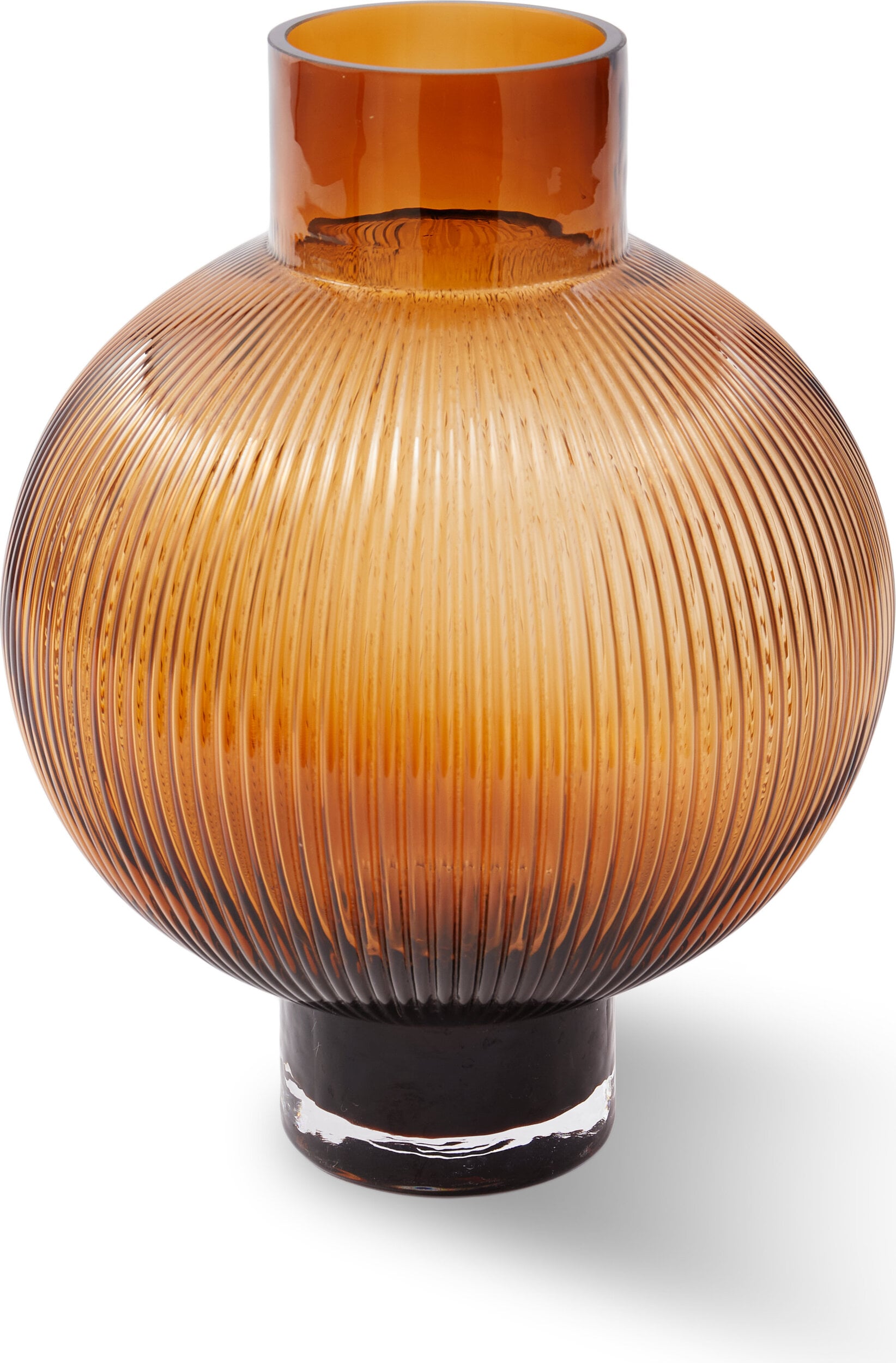 Hot Air Balloon Glasvase 30 cm, braun