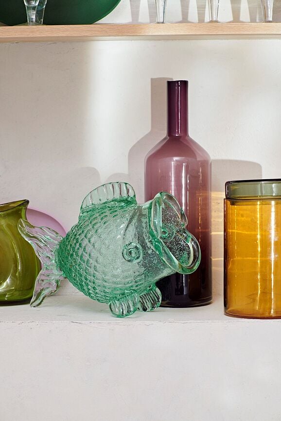 Jar fish Glasdekoration 24 cm