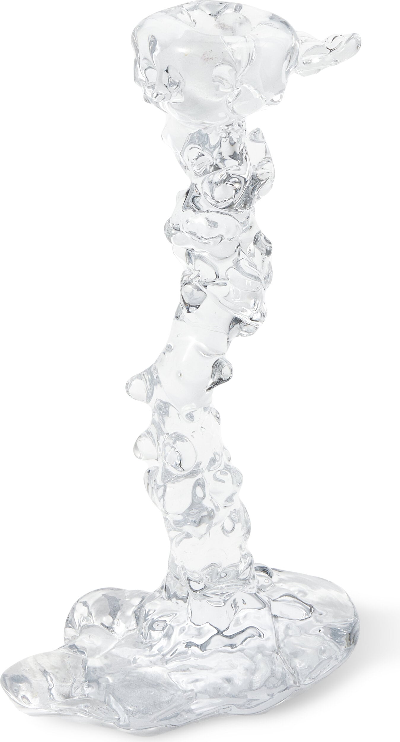 Kerzenhalter Drip L transparent