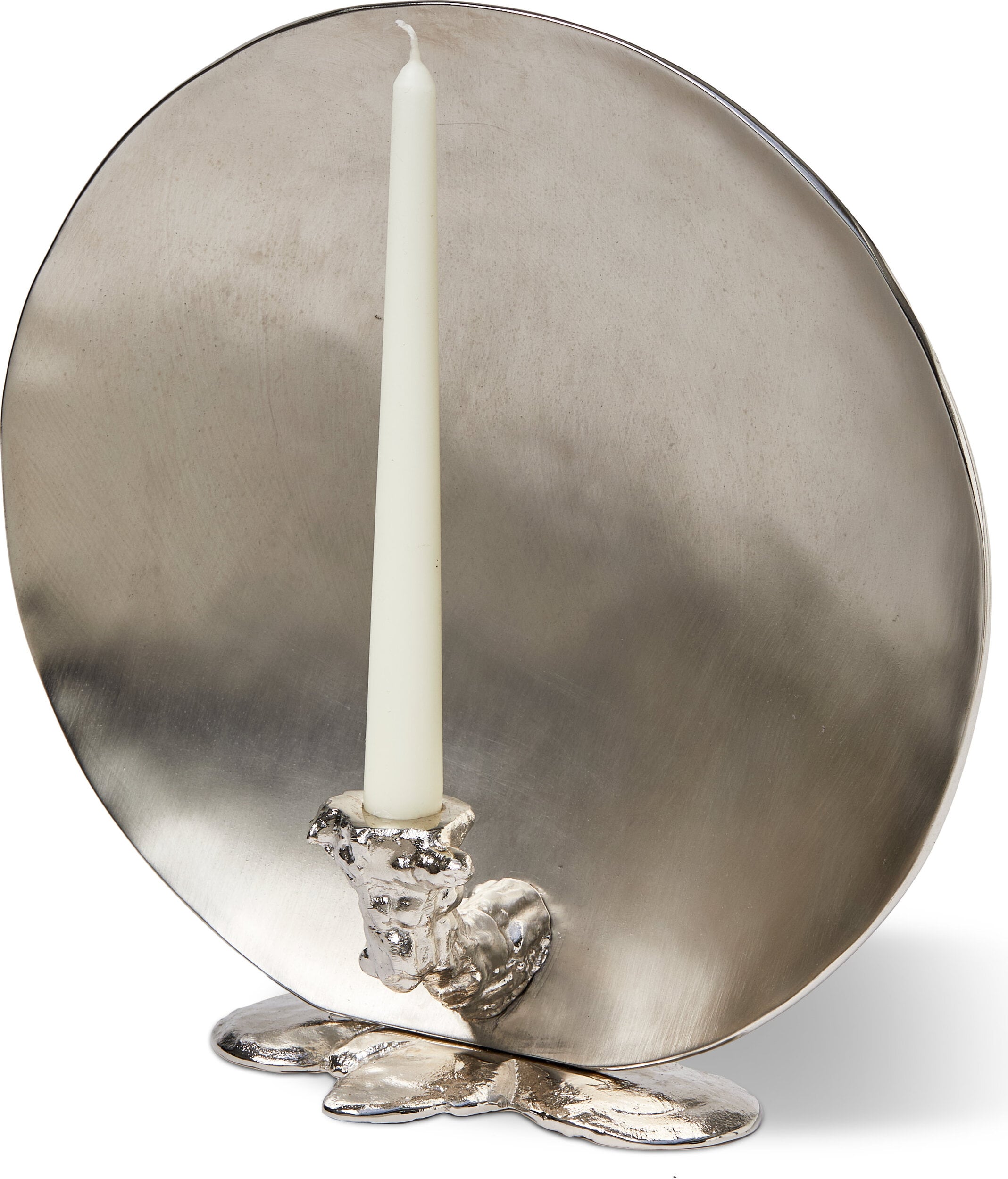 Kerzenhalter Spherical Drip 33 cm, silber