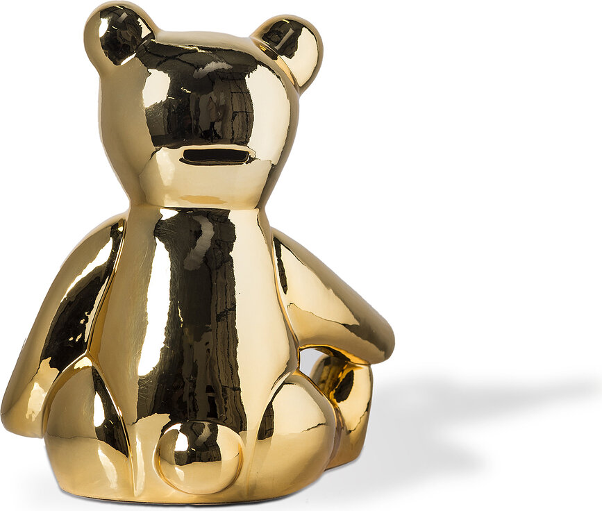 Κουμπαράς Teddy χρυσός