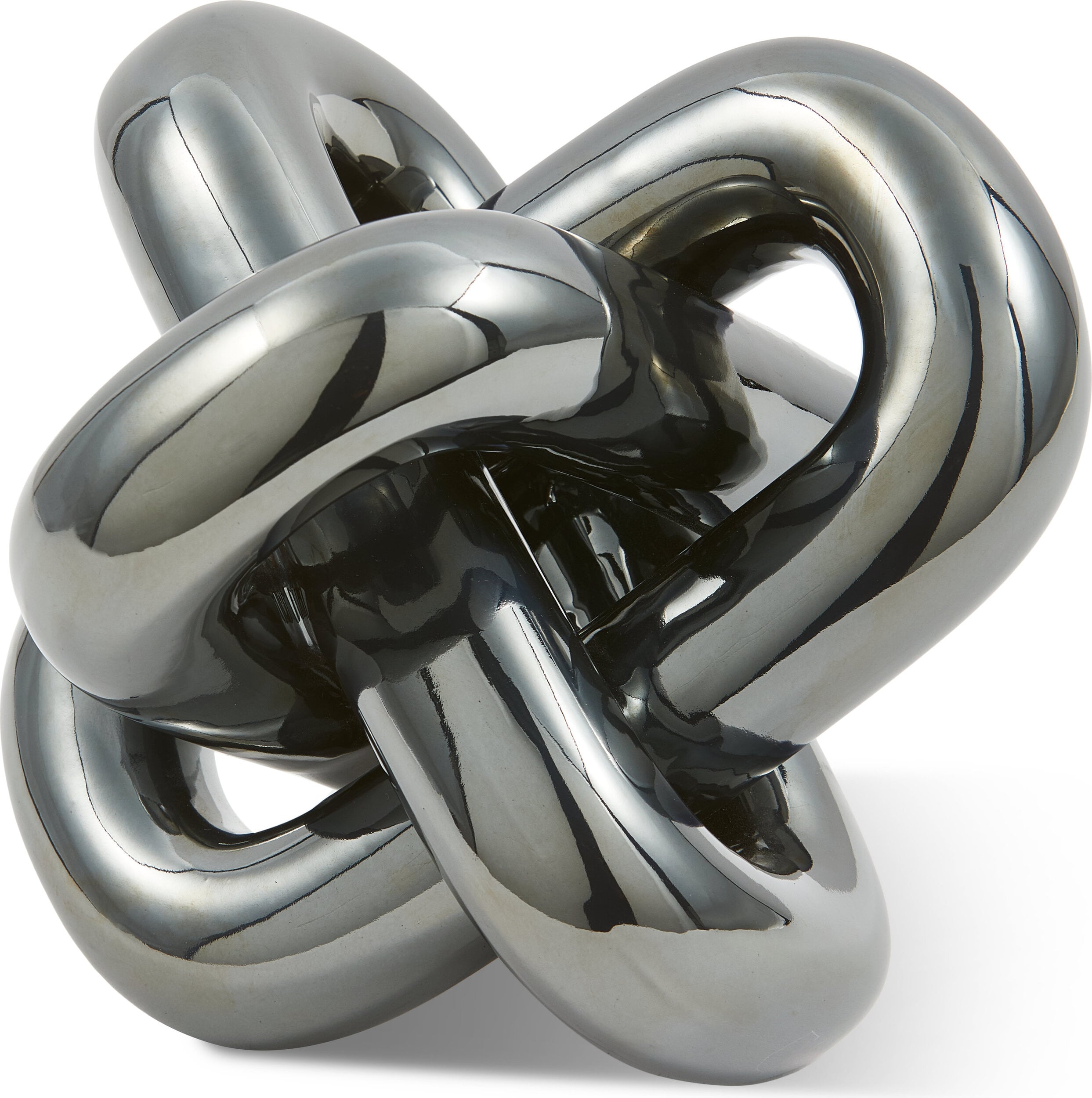 Moving Chain Dekoration 19 cm, grau