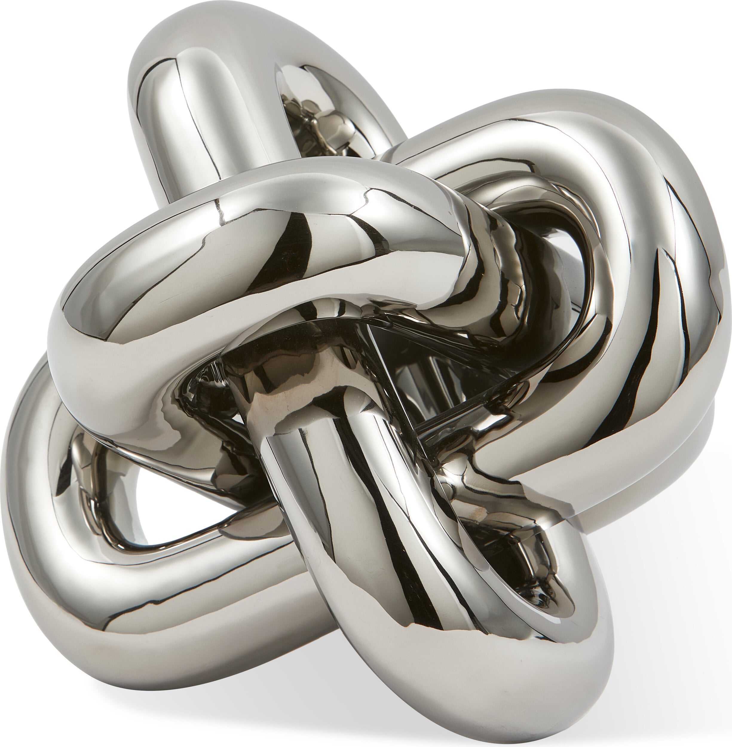 Moving Chain Dekoration 19 cm, silber