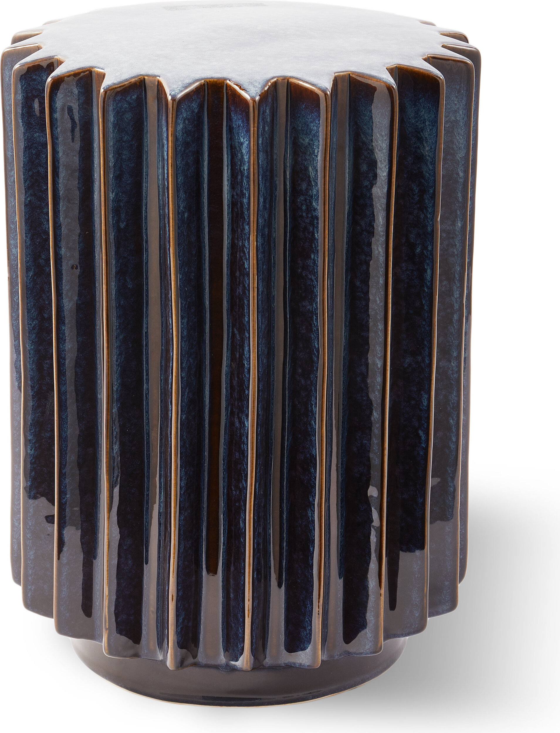Okra Beistelltisch 46 cm, marineblau