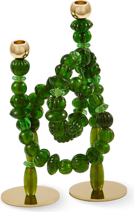 Portacandela per candela classica Beads