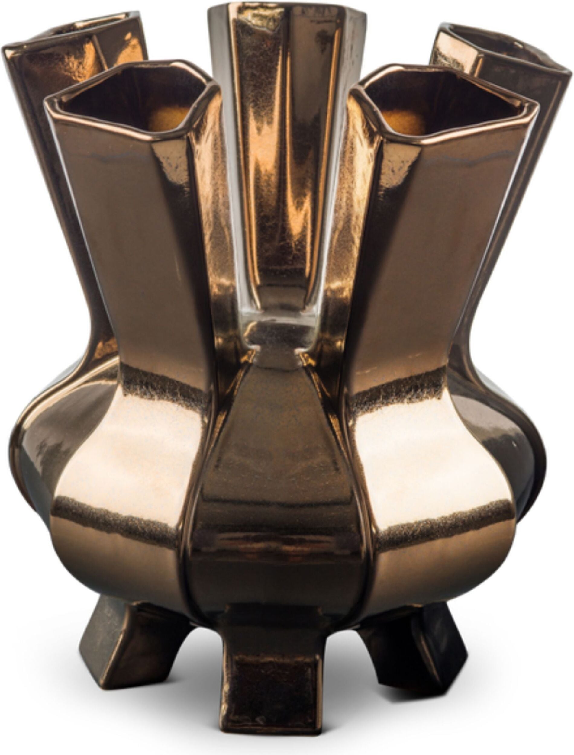 Puyi Vase braun