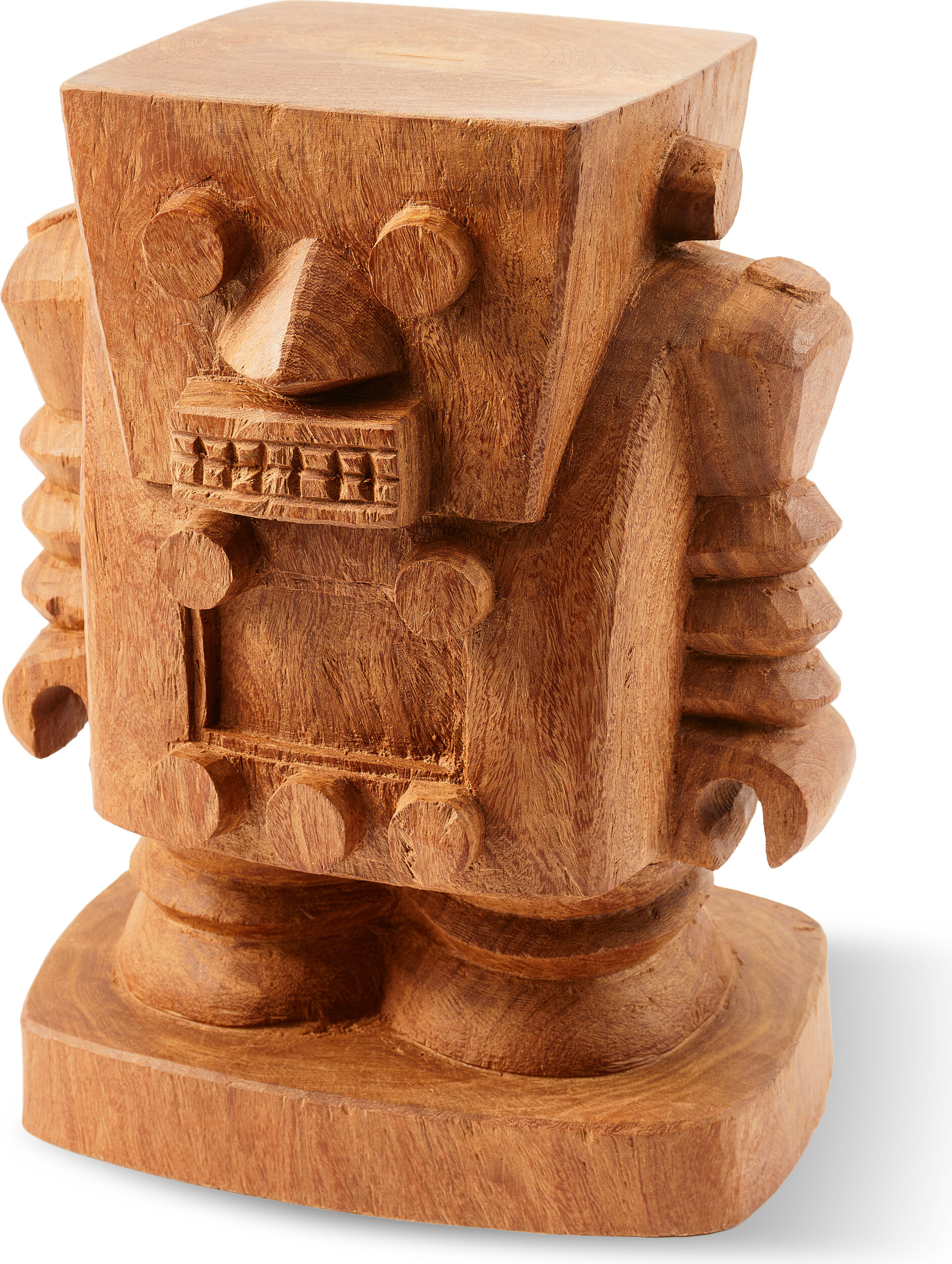 Robot Hocker oder Beistelltisch, Naturholz