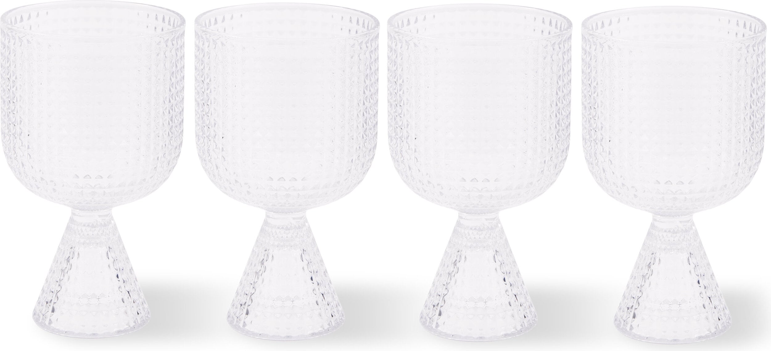Rooftop Weingläser 390 ml, transparent, 4 St.