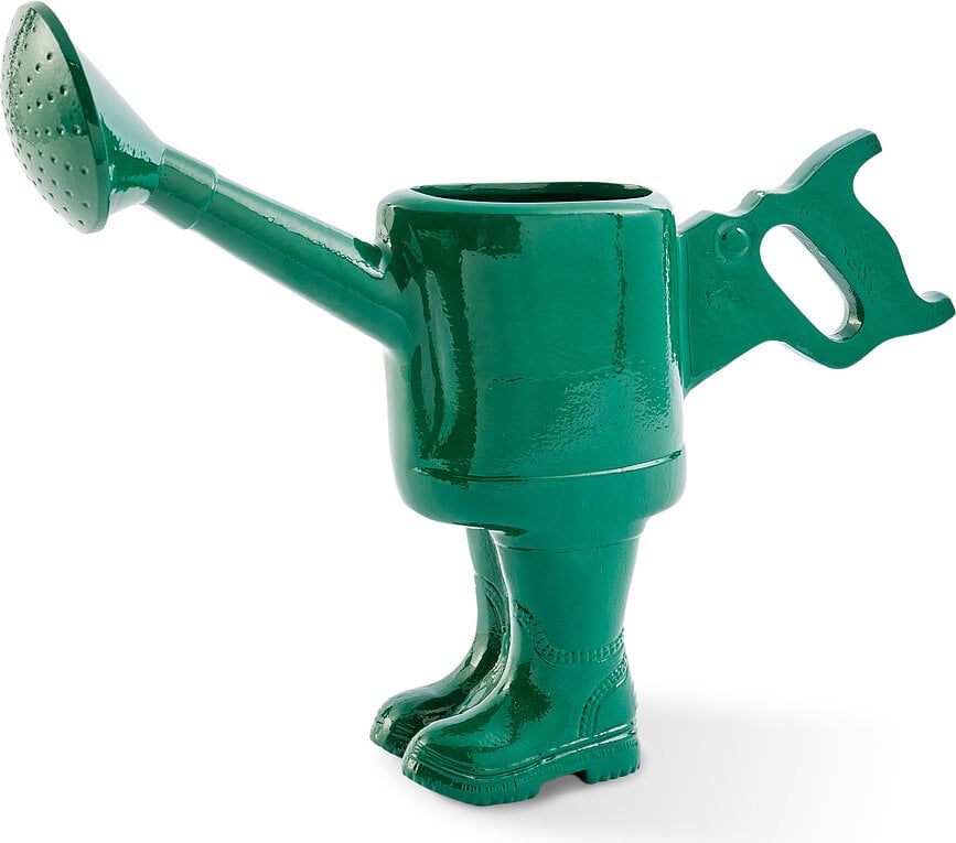 Skulptur Walking Watering Object, grün