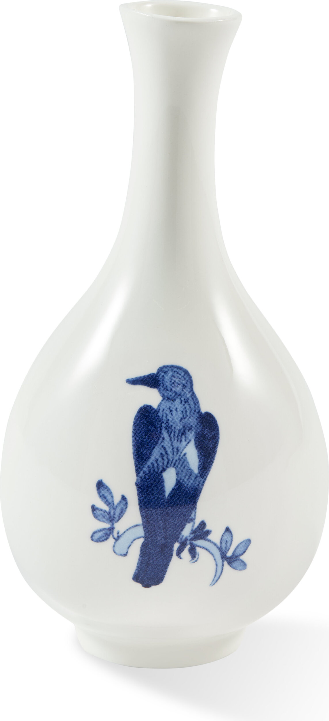 Small Bird Vase 17 cm, blue