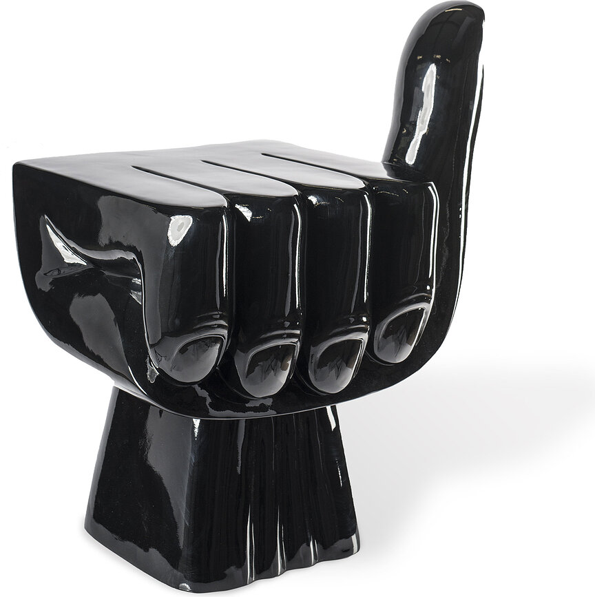 Stuhl Fist, schwarz