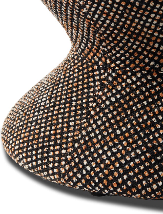 Taburetė Zig Zag Soft, ruda