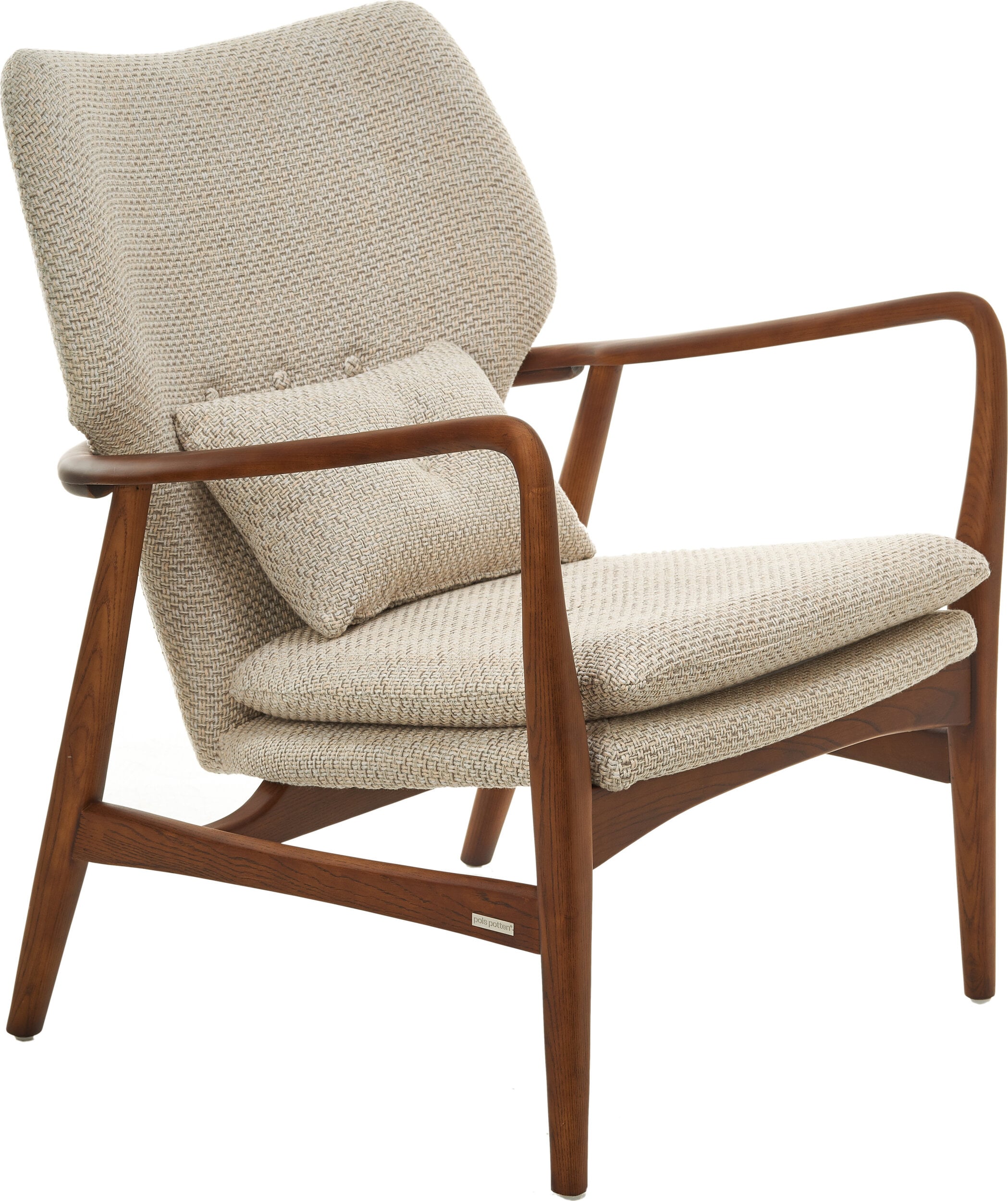 The Peggy Lounge Sessel, ecru