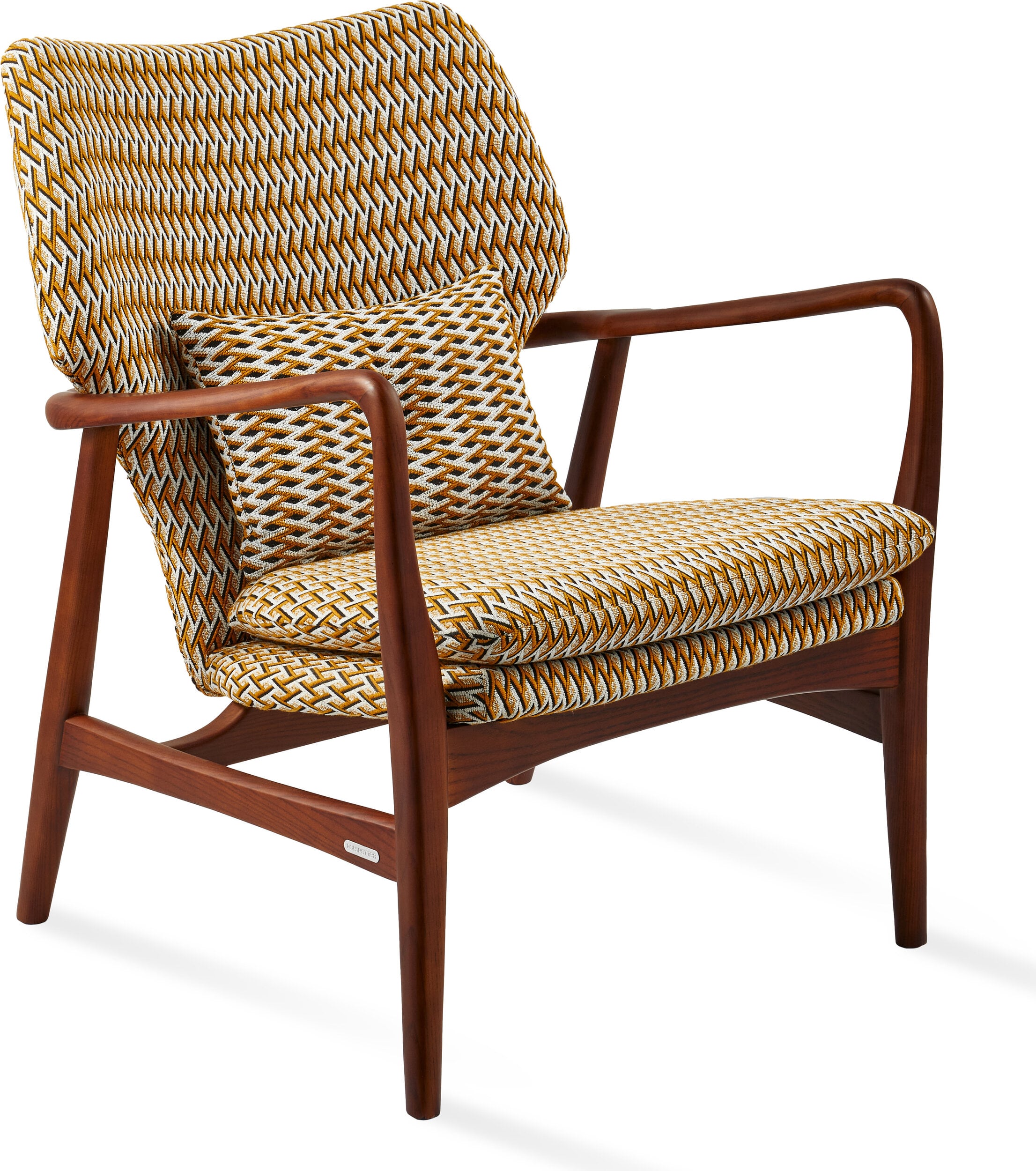 The Peggy Lounge Sessel, ocker
