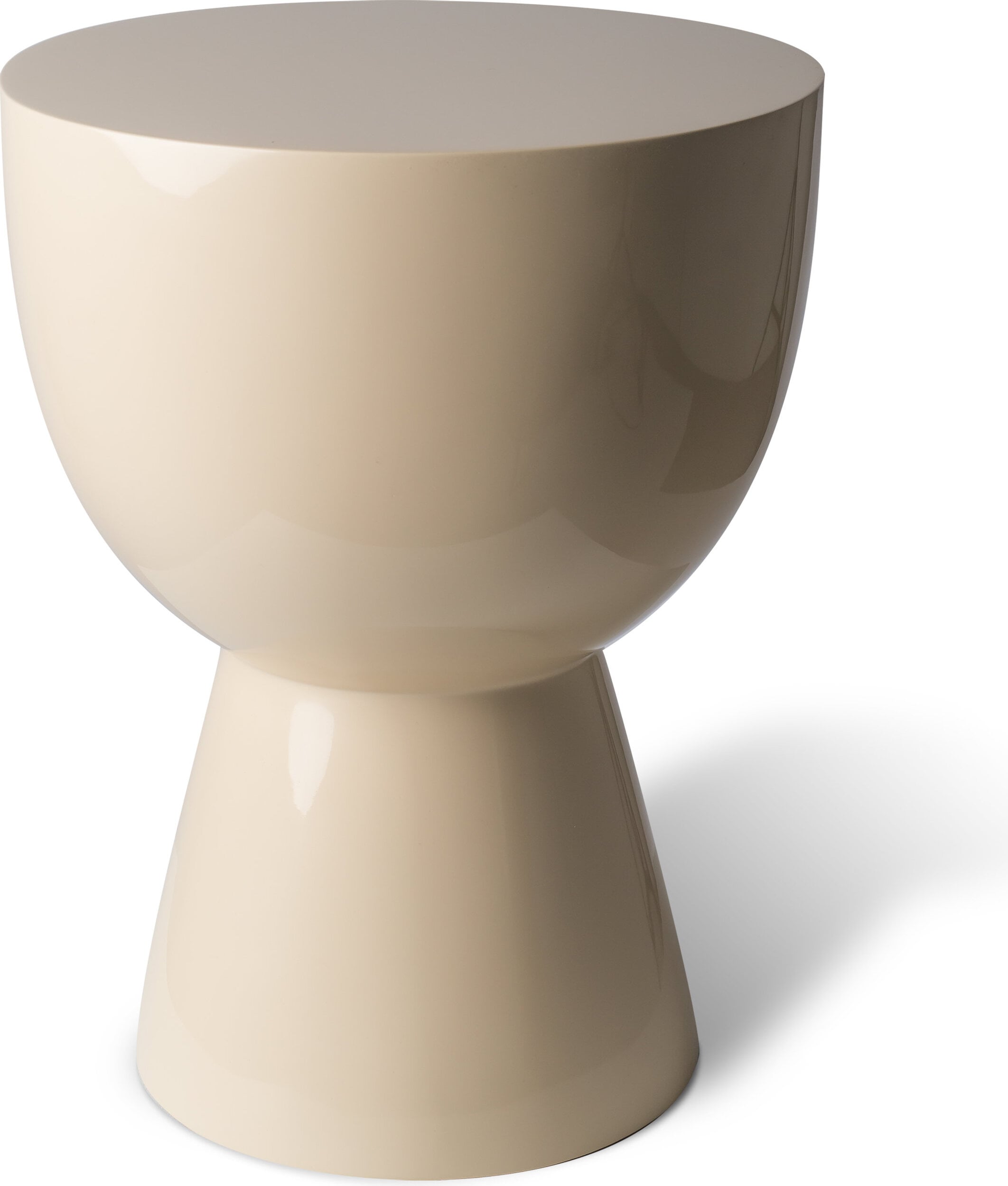 Tip Tap Hocker oder Beistelltisch, beige