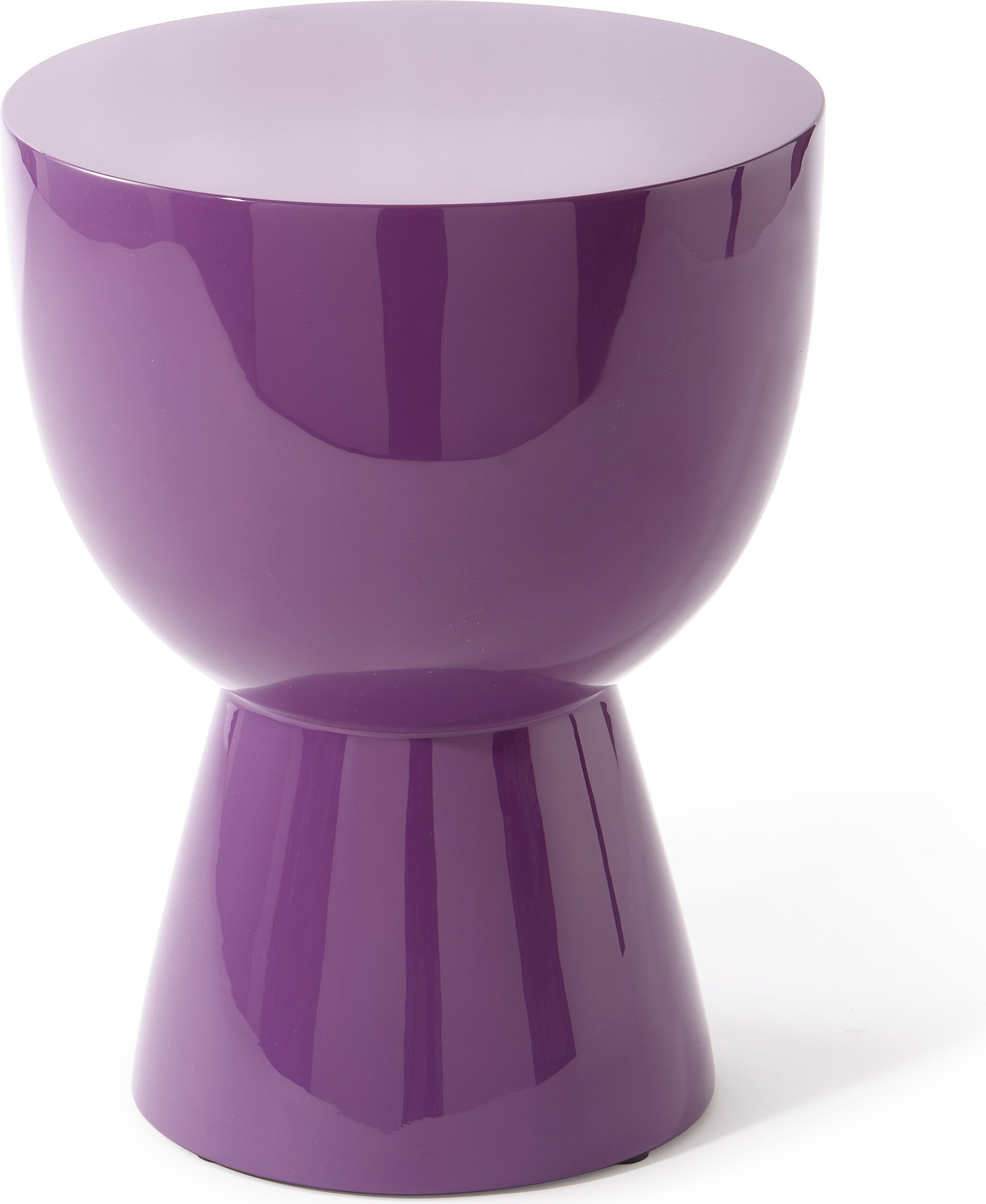 Tip Tap Hocker oder Beistelltisch, violett
