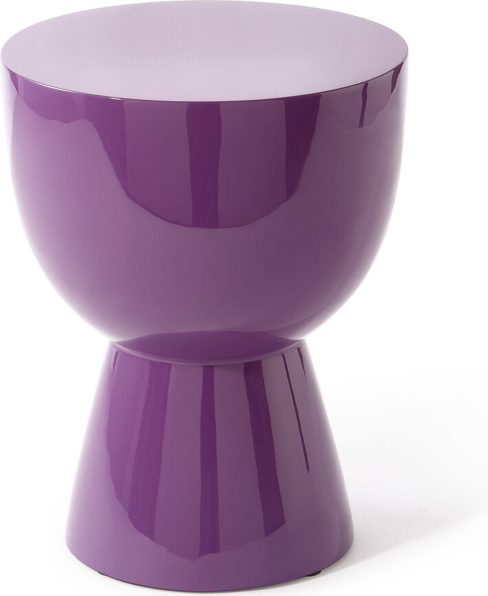 Tip Tap Hocker oder Beistelltisch, violett