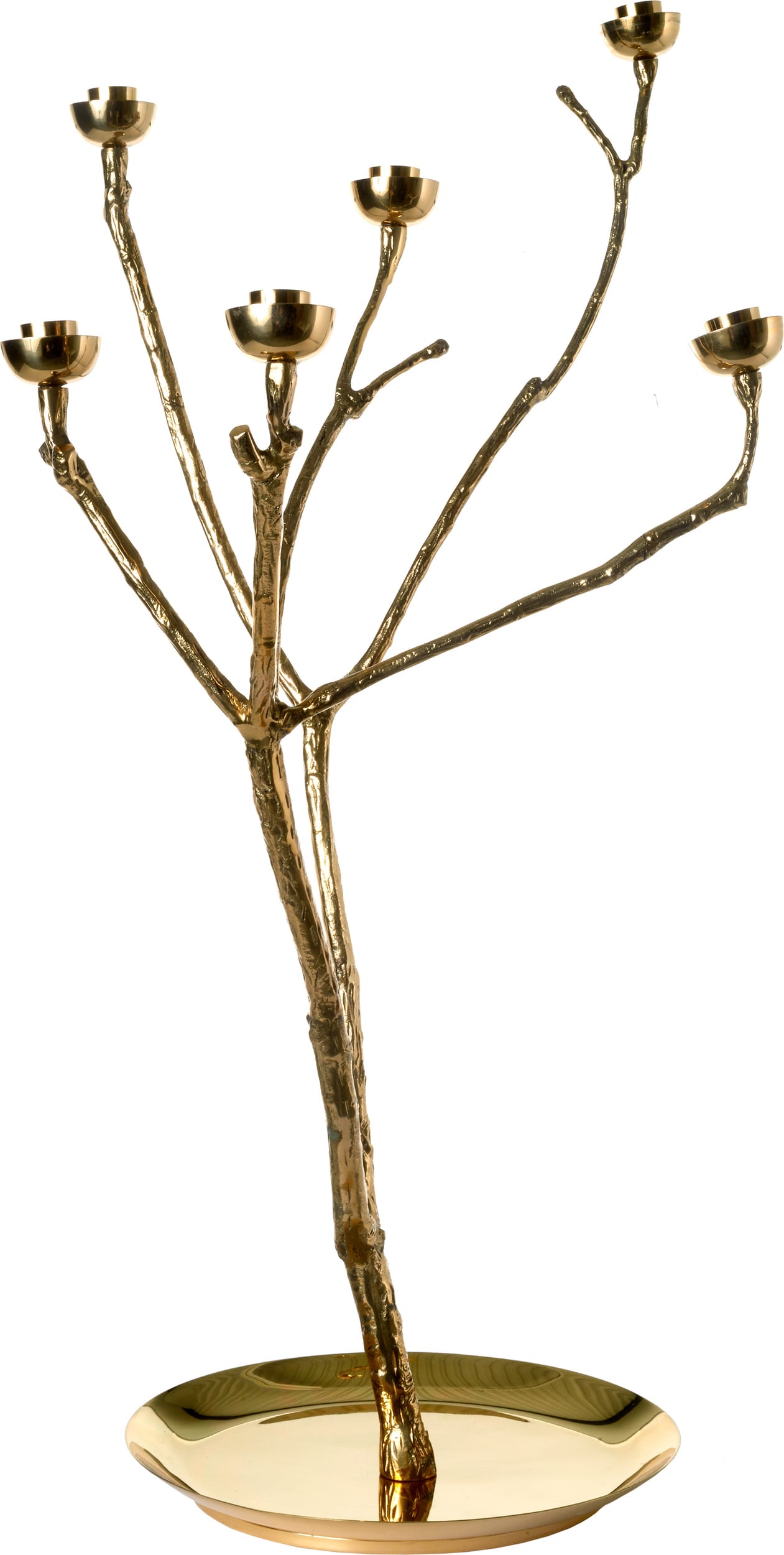Twiggy L Kerzenständer für klassische Kerzen, gold