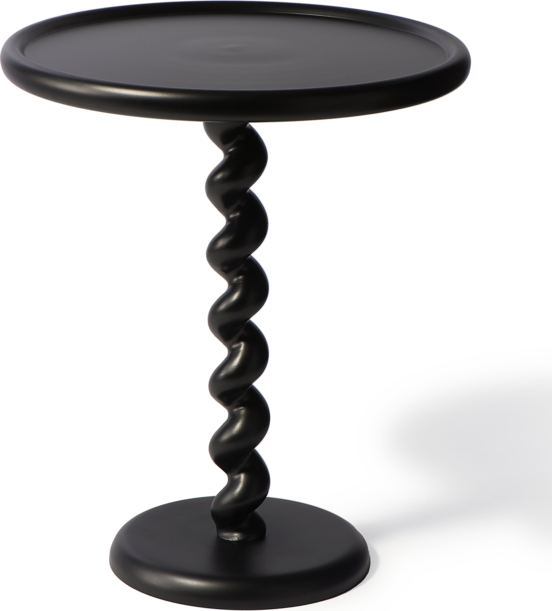 Twister Beistelltisch 56 cm, schwarz