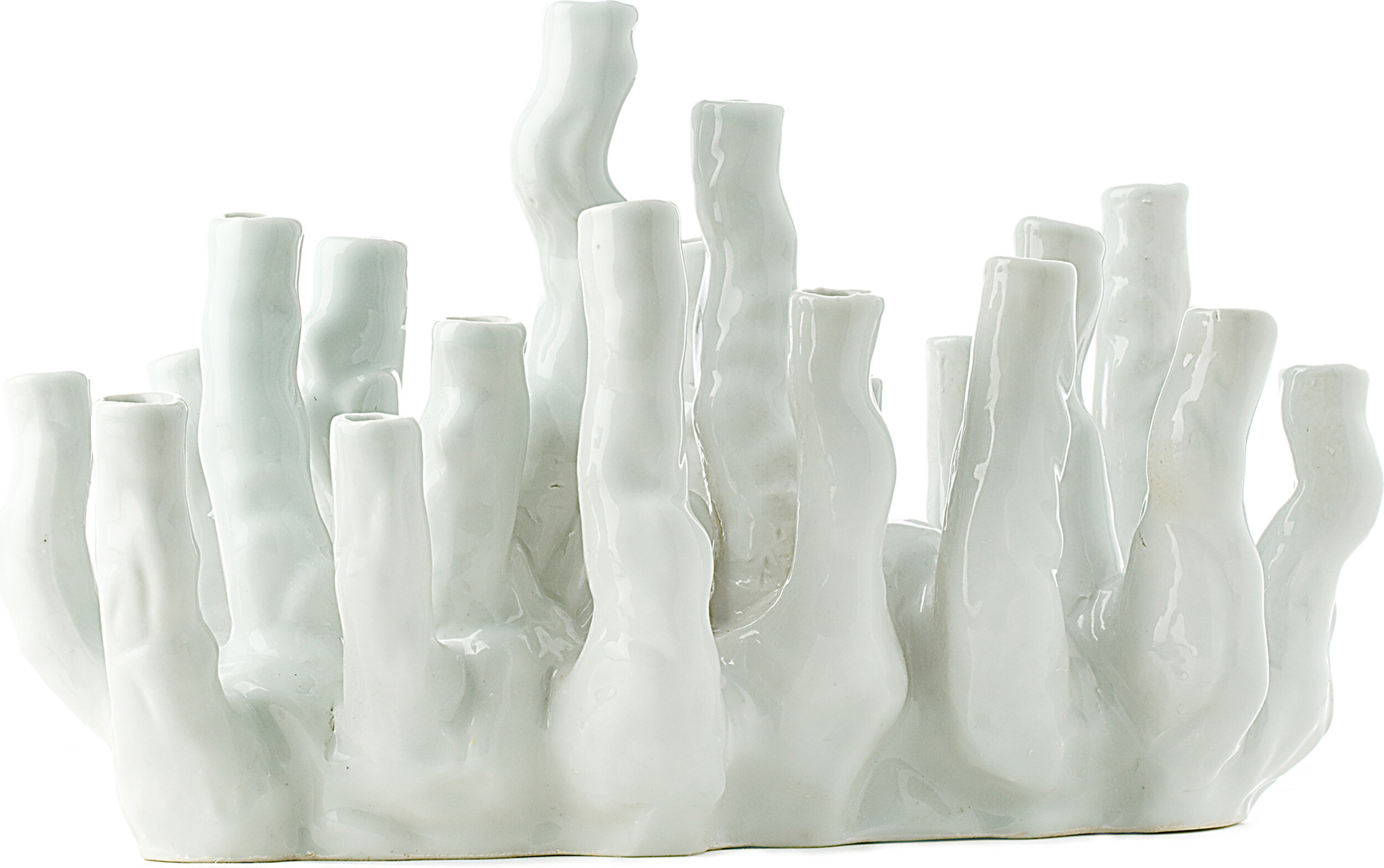 Vase Coral Reef, weiß