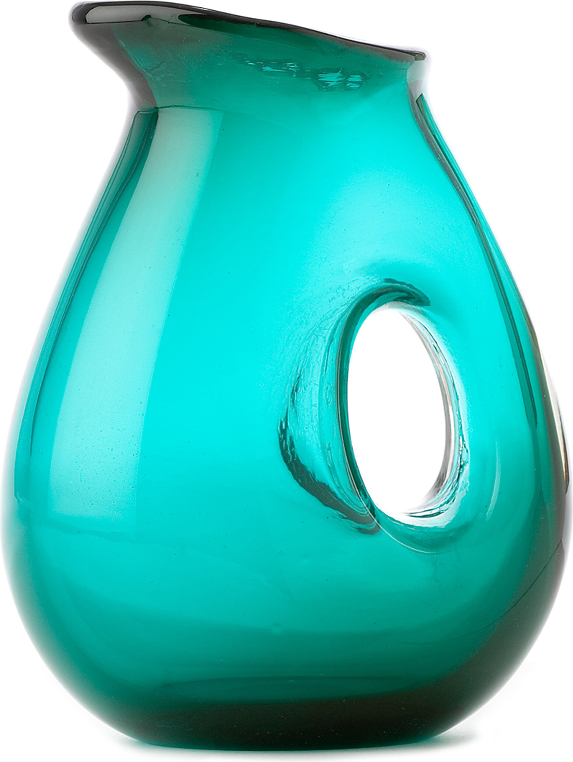Vase Jug Hole 850 ml, türkis
