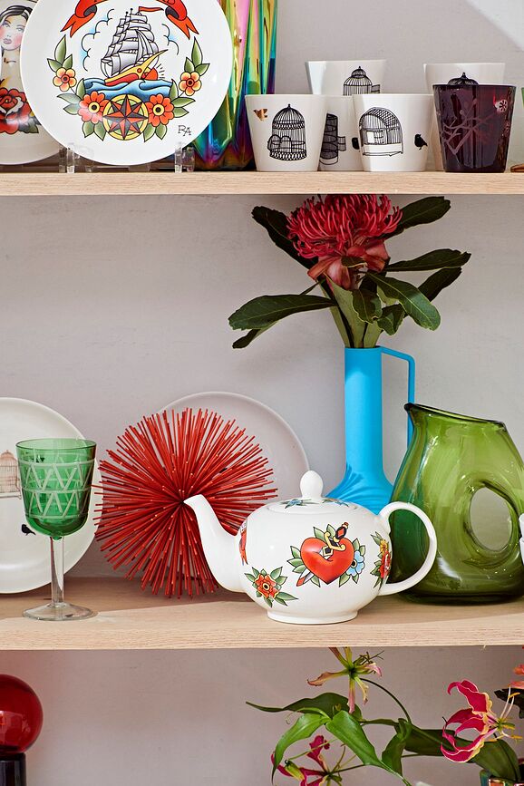 Vase Jug Hole 850 ml, oliv