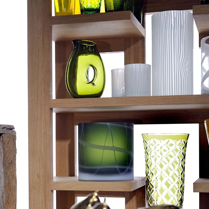 Vase Jug Hole 850 ml, türkis