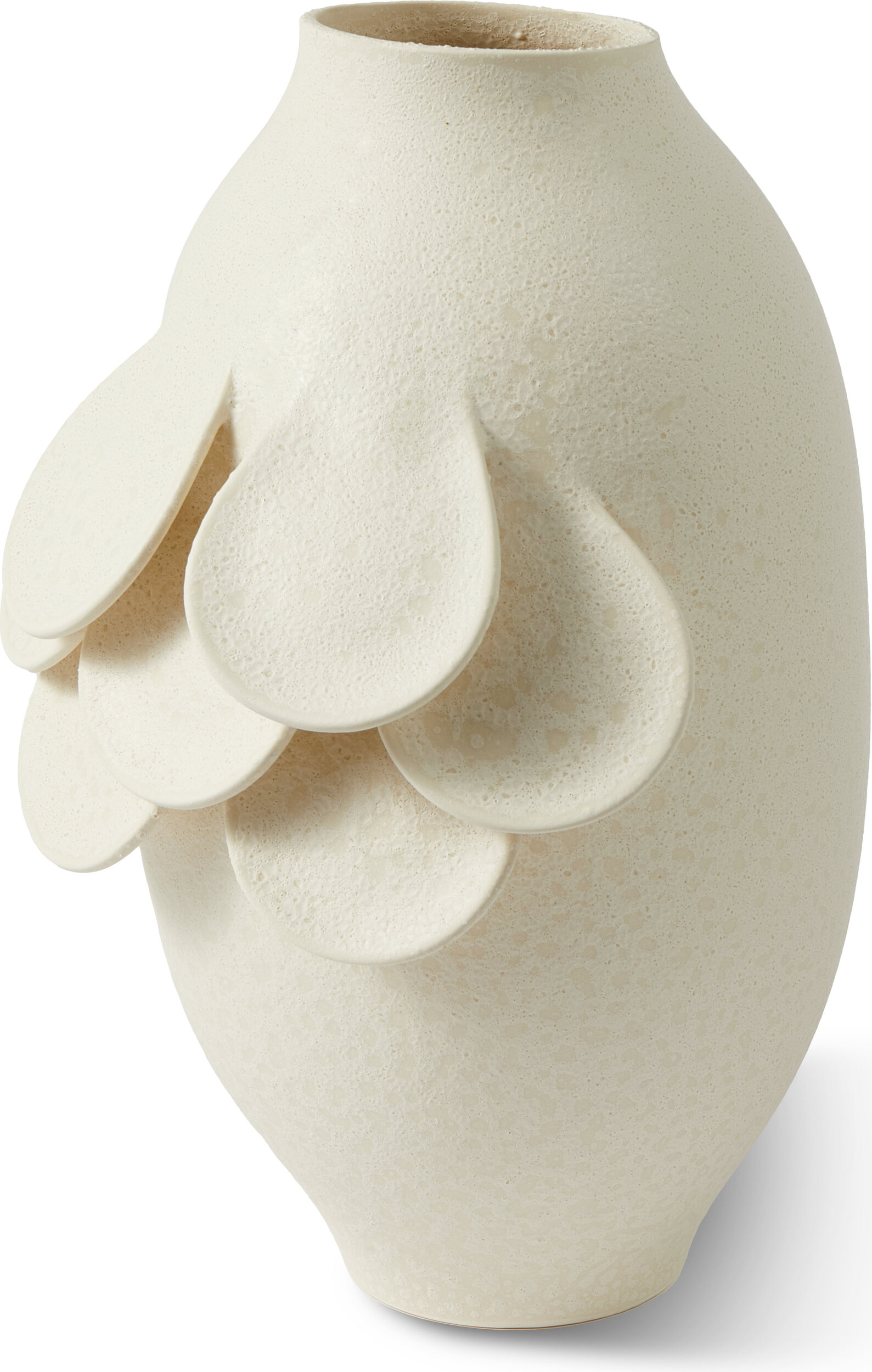 Vase Quillie 45 cm, beige