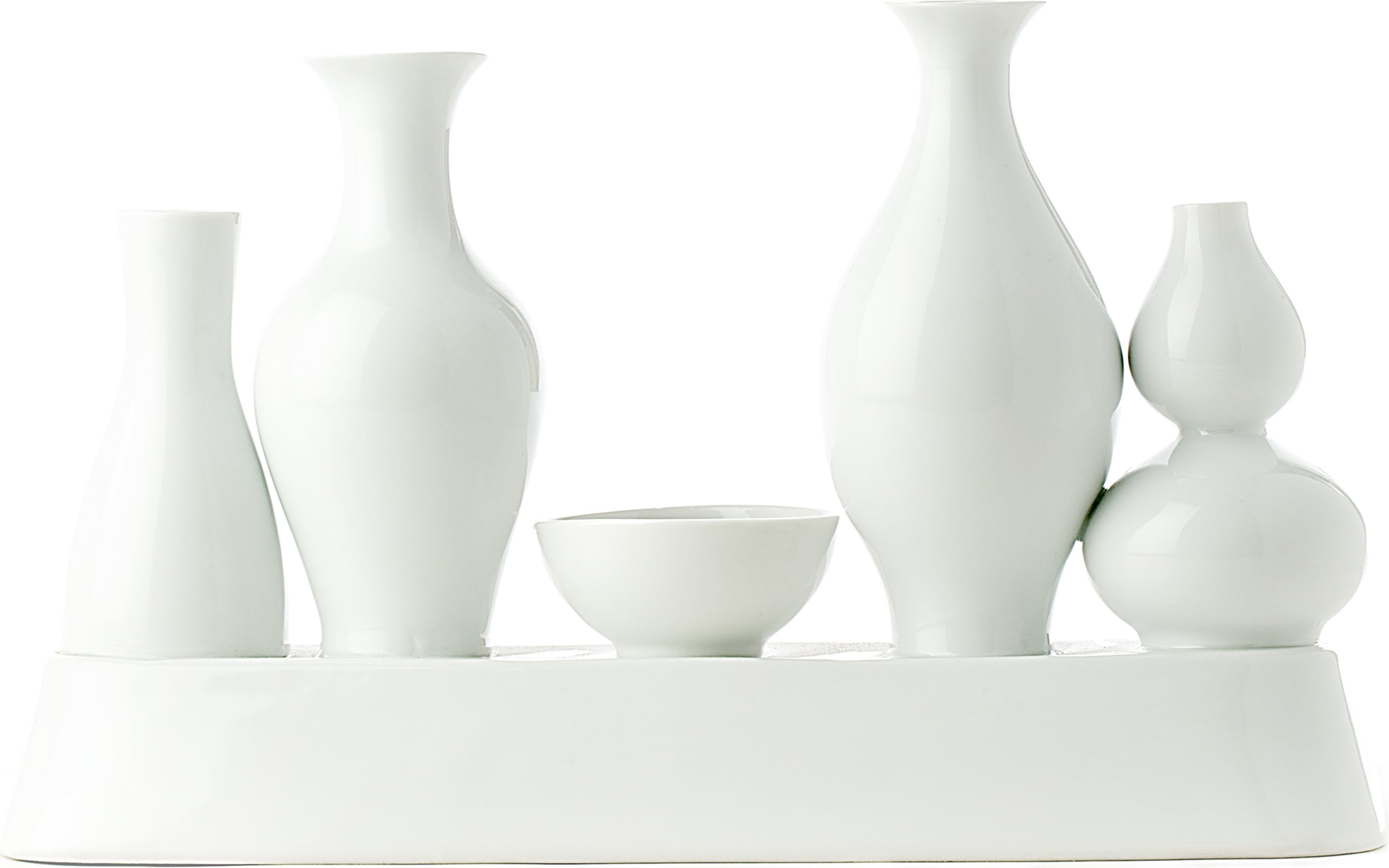 Vase Shanghai weiß