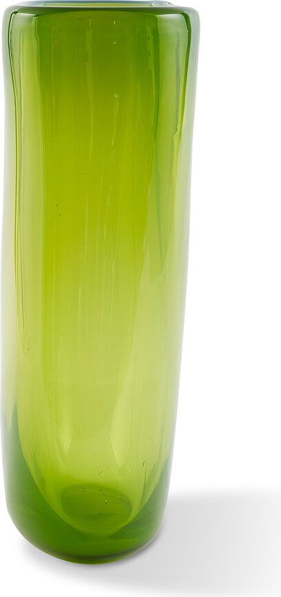 Vază de sticlă Poison Slim Tube 50 cm, lime