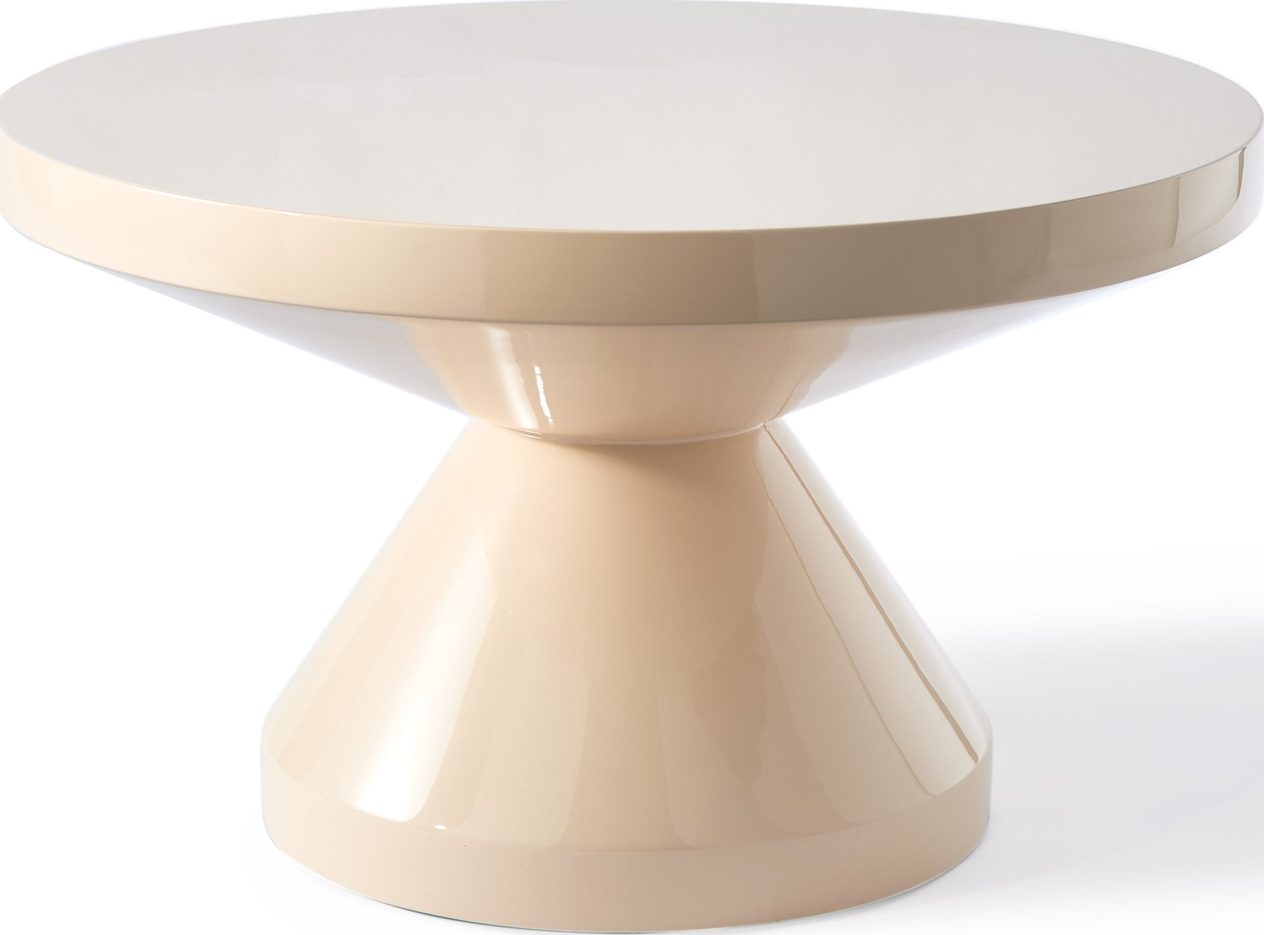 Zig Zag Couchtisch, beige