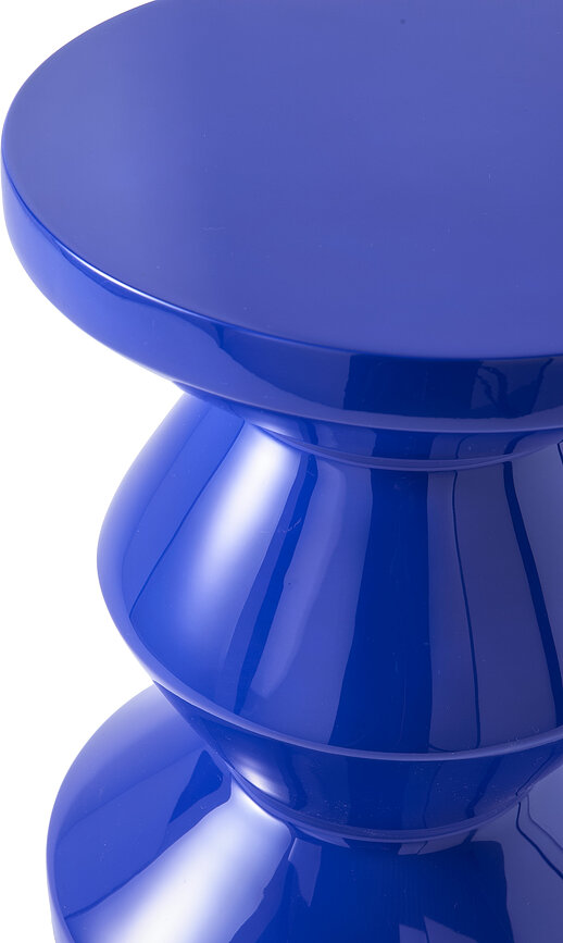 Zig Zag Hocker oder Beistelltisch, oliv