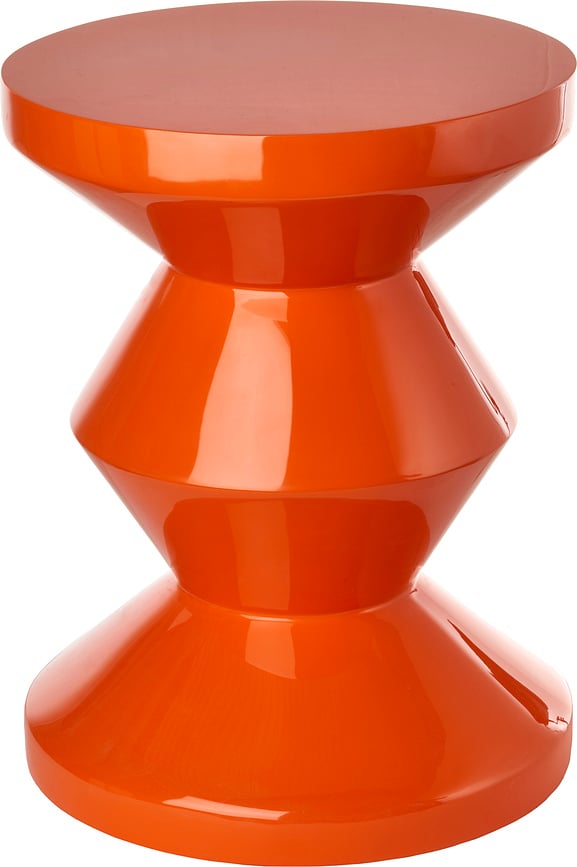 Zig Zag krēsls vai sānu galdiņš, oranžs