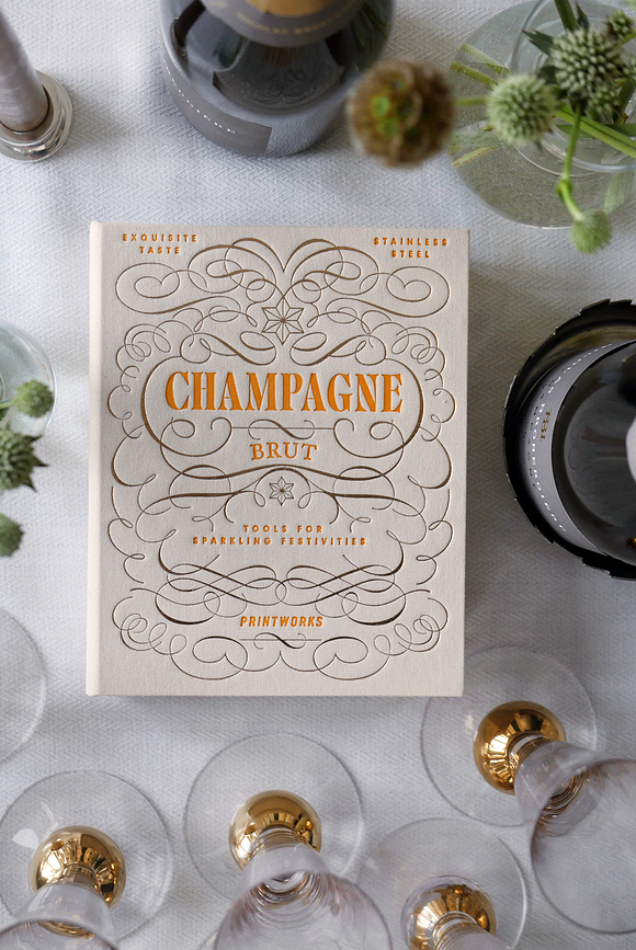 Accesorios para champán The Essentials, en caja de regalo, Set de 2 piezas