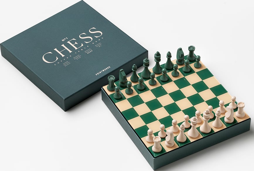 Ajedrez Printworks Classic, verde