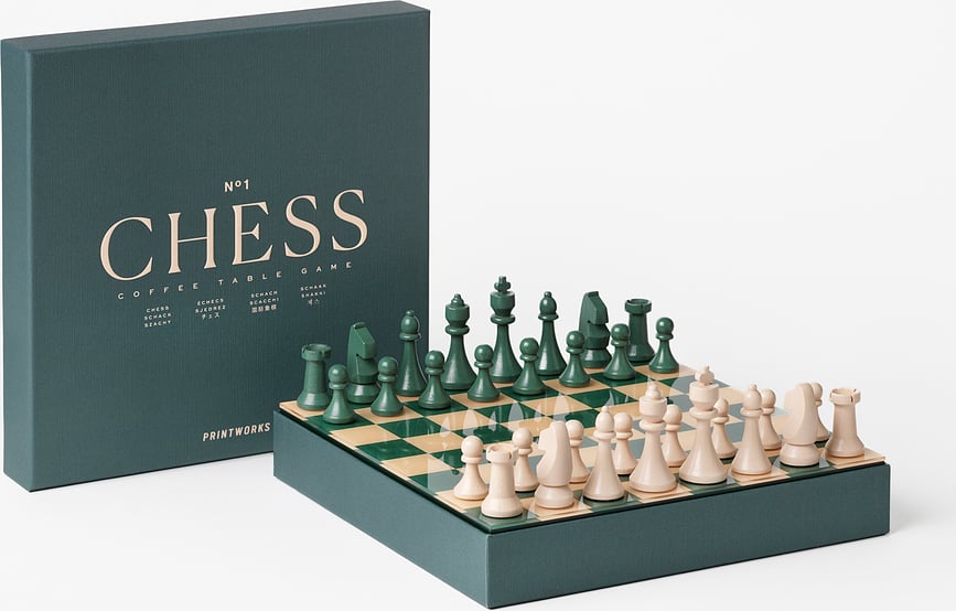 Ajedrez Printworks Classic, verde