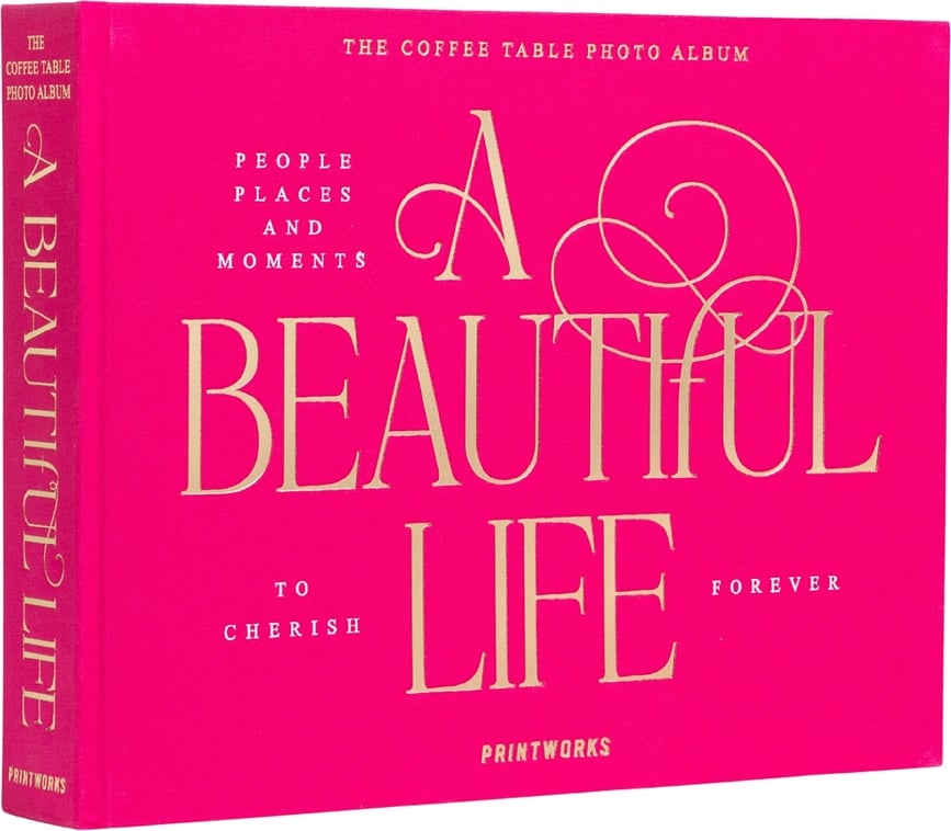 Альбом для фотографій A Beautiful Life Embroidered рожевий