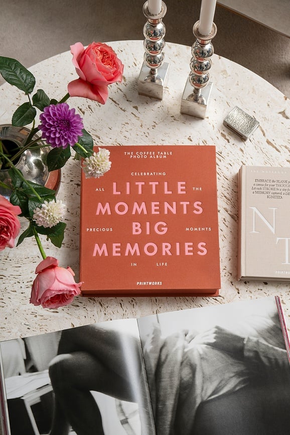 Álbum de Fotos Printworks Little Moments Big Memories, 27 cm, naranja