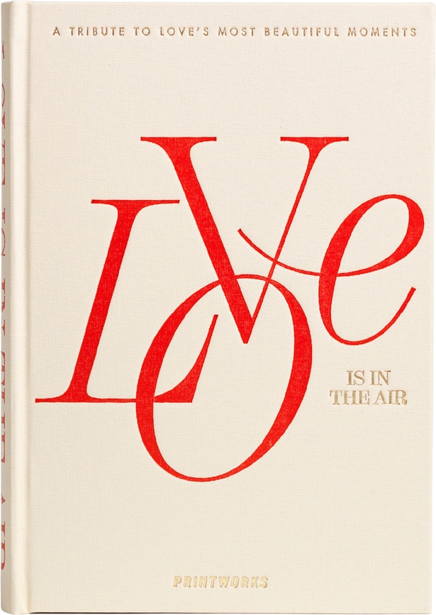 Álbum de Fotos Printworks Love Is In The Air, color beige