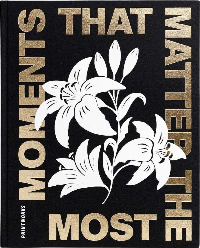 Álbum de fotos Printworks Moments that Matters the Most, 33 cm, negro