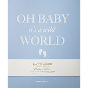 Album na zdjęcia Printworks Baby Its A Wild World niebieski