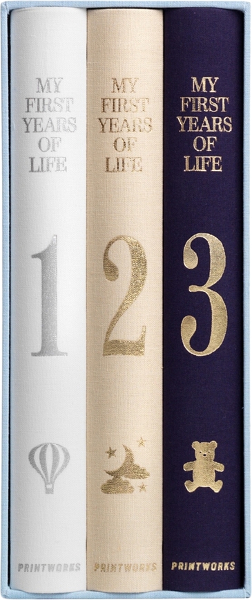 Álbumes de fotos Printworks My First 3 Years, Set de 4 piezas