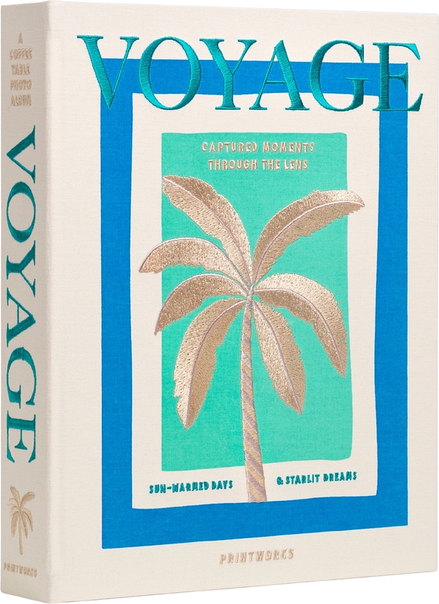 Άλμπουμ φωτογραφιών Voyage Embroidered μπεζ