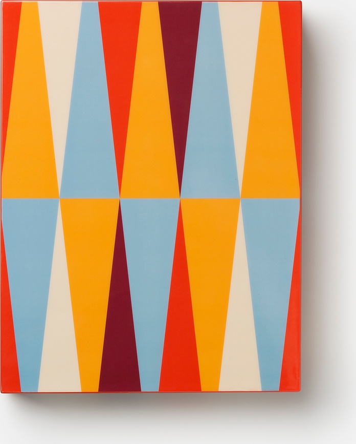 Backgammon Lacquered Backgammon multicolore